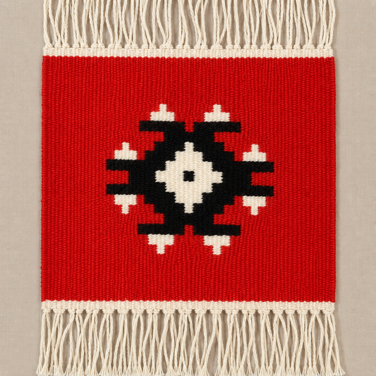 Albanian Eagle Mini Rug (48cm x 40cm)